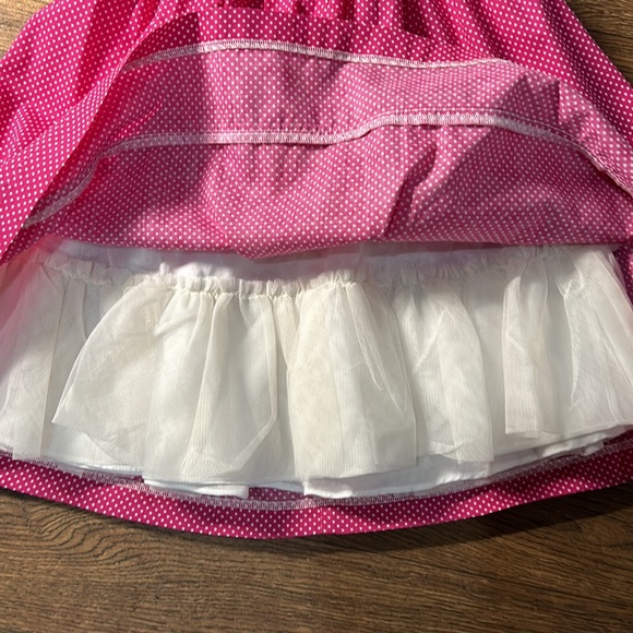 Handmade Polka Dot Pink Scalloped Neckline - Picture 4 of 6